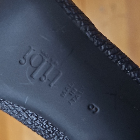 Tibi New York Black High Heel Ankle Snake Embossed Leather Boots Size 9 - Picture 4 of 11